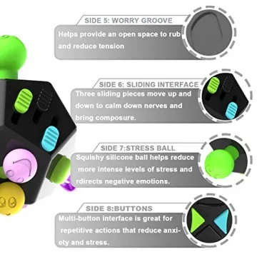 Fidget Dodecagon – 12-Side Stress Relief Toy for Everyone