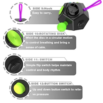Fidget Dodecagon – 12-Side Stress Relief Toy for Everyone