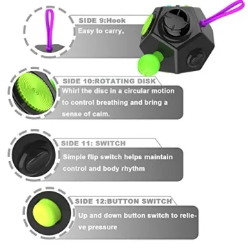 Fidget Dodecagon – 12-Side Stress Relief Toy for Everyone