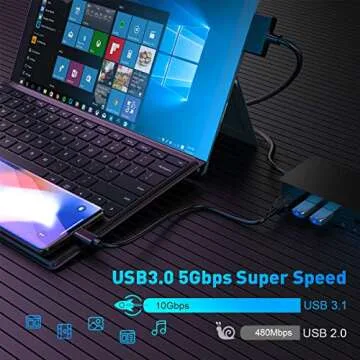 Surface Pro Dock for Surface Pro 4/Pro 5/Pro 6 USB Hub Docking Station with Gigabit Ethernet, 4K HDMI VGA DP Display, 3xUSB 3.0, Audio Out, USB C, SD/TF Card Slot Combo Dock Only for Surface Pro 4/5/6