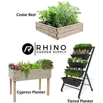 Cedar Garden Bed Kit 48x48 Unmatched Quality & Easy Assembly