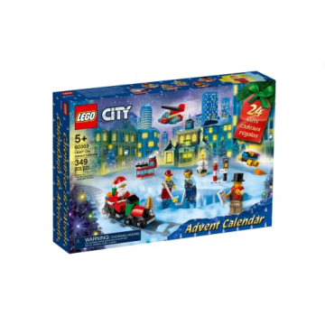 LEGO City Advent Calendar 60303 Building Kit; Includes City Play Mat; Best Christmas Toys for Kids; ...