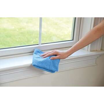 Quickie Microfiber Cloth 12 Pack Eco-Friendly Cleaning Solution