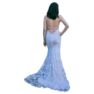 Elegant Lace Applique Wedding Dress for Brides