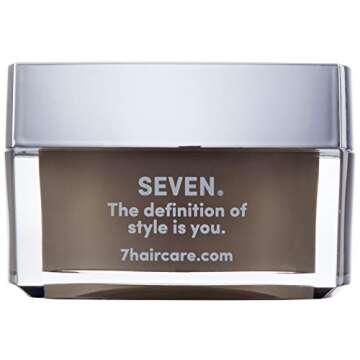 Satara Putty Mastic from SEVEN Haircare Anti Frizz Defining Cream for Curly Hair or Straight Hair, Gluten Free, Alcohol Free, 1.7 fl. oz.