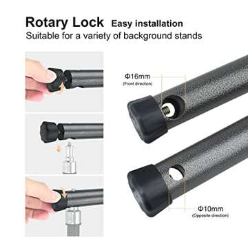 Britek#4214A Cross Bar - Adjustable Backdrop Support