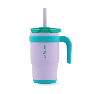 REDUCE 14 Oz Coldee Kids Tumbler with Lid and Straw - Insulated Travel Mug - Spill-Proof, Sweatproof...