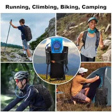 JOYHILL TPU Hydration Bladder,1.5L 2L 3L Water Bladder for Hiking Backpack BPA Free Leak Proof Hydration Pack for Camping Running Biking Hiking (1.5L)