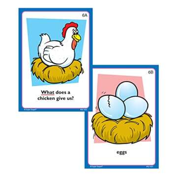 Super Duper Publications | Ask and Answer® What Questions Flash Card Deck | Educational Learning Re...