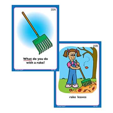 Super Duper Publications | Ask and Answer® What Questions Flash Card Deck | Educational Learning Resource for Children
