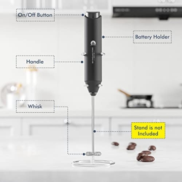 Powerful Handheld Milk Frother for Delicious Drinks