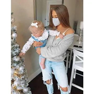 LookbookStore Fall Pullover Sweaters for Women Wrap Sweater Knit Long Sleeve Faux Wrap Surplice V Neck Sweater Top Light Grey Old Money Aesthetic Sweater Low Cut Tops for Women Size S Size 4 6