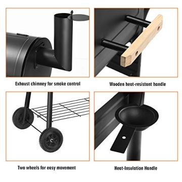 Giantex BBQ Grill Charcoal Outdoor Smoker for All