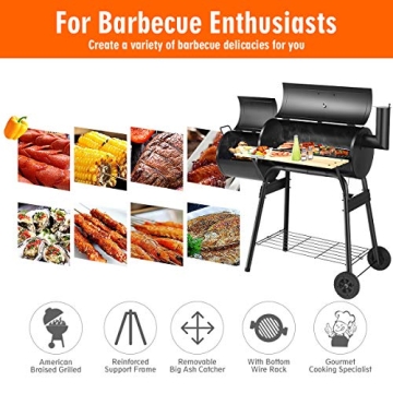 Giantex BBQ Grill Charcoal Outdoor Smoker for All