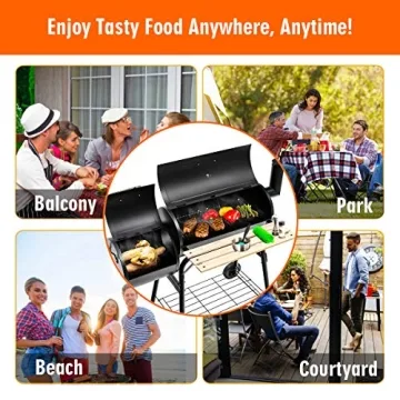 Giantex BBQ Grill Charcoal Outdoor Smoker for All
