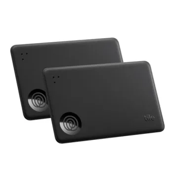 Tile by Life360 Slim 2-Pack (2024) - Ultimate Bluetooth Tracker for Wallets & Luggage Tags
