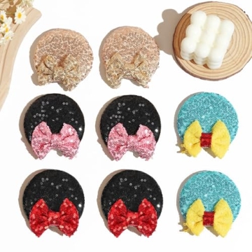 Charming Mouse Ear Hair Clips for All Ages