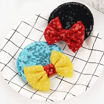 Charming Mouse Ear Hair Clips for All Ages