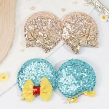 Charming Mouse Ear Hair Clips for All Ages