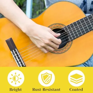 Molain 20-Pack Acoustic Guitar High E Strings - Bright Sound