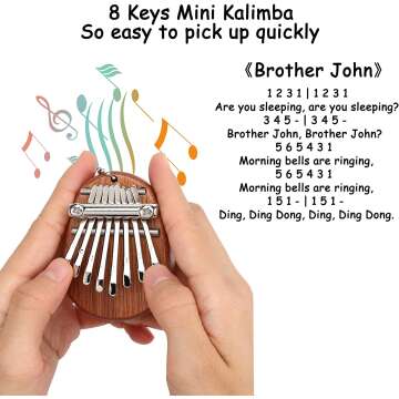 MIAODAM Mini Kalimba - Portable Finger Piano for All