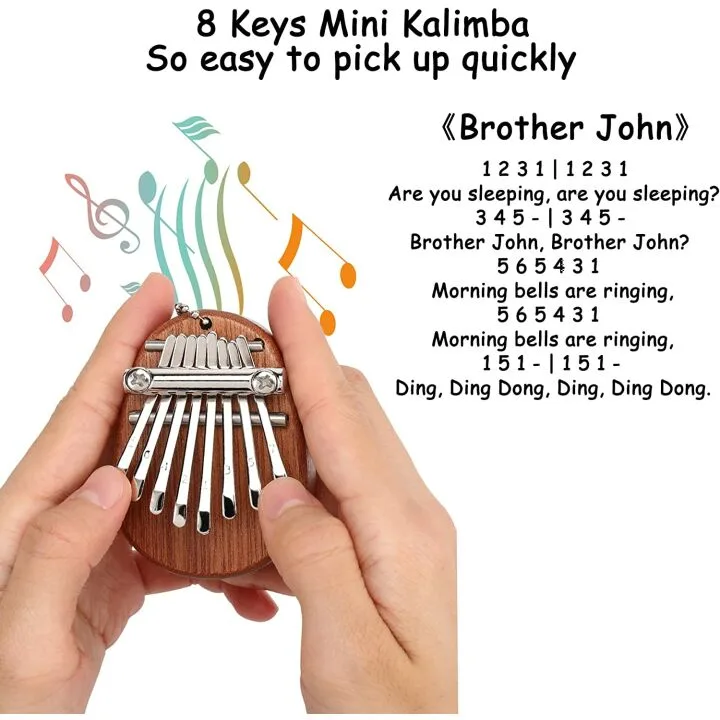 MIAODAM Mini Kalimba - Portable Finger Piano for All