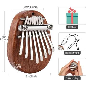 MIAODAM Mini Kalimba - Portable Finger Piano for All