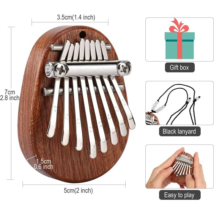 MIAODAM Mini Kalimba - Portable Finger Piano for All