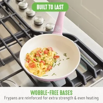 GreenLife Soft Grip Cookware Set Non-Toxic Ceramic Nonstick