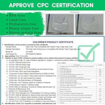 High Chair Tray for Stokke Tripp Trapp High Chair