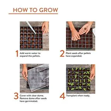 Burpee Indoor Seed Starting Kit with Organic Coconut Coir