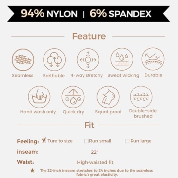 Comfy Aoxjox Seamless Leggings Women Yoga Pants