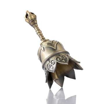 Homelavie Super Loud Brass Hand Call Bell for Easy Signaling and Decor