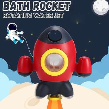 Fun Baby Rocket Bath Toy for Kids