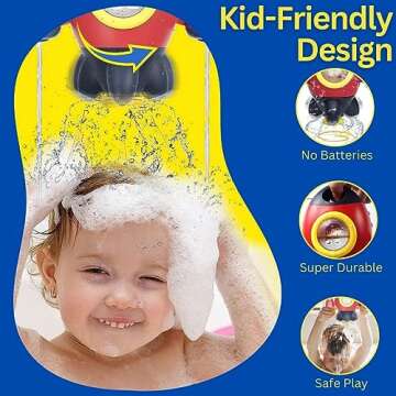 Fun Baby Rocket Bath Toy for Kids
