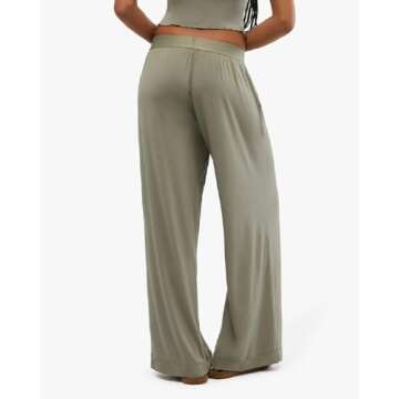 ROAONOCOMO Women Y2K Floral 2 Piece Lounge Set Long Sleeve Button Down Shirt Top Wide Leg Long Pants Cute Pajama Outfit Grey