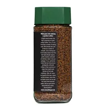 Mount Hagen 3.53oz Organic Freeze Dried Instant Decaf Coffee- 6 Pack | Eco-friendly, Fair-Trade Decaffeinated Coffee Made From Organic Medium Roast Arabica Beans [6x 3.53oz Jar]