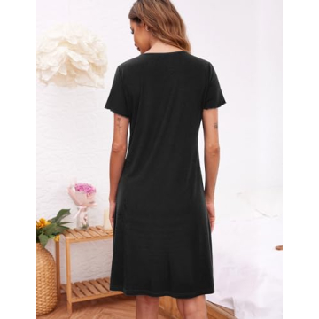 Elegant Ekouaer Women's Nightshirt for Comfort & Style
