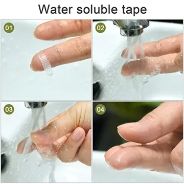 Hotop Wash Away Sewing Tape - 1/4 Inch Double-Sided