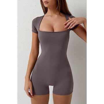 Stylish QINSEN Women's Short Sleeve Jumpsuit for Summer