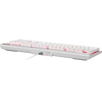 Corsair K70 PRO RGB Optical-Mechanical Gaming Keyboard - OPX Linear Switches, PBT Double-Shot Keycaps, 8,000Hz Hyper-Polling, Magnetic Soft-Touch Palm Rest - NA Layout, QWERTY - White
