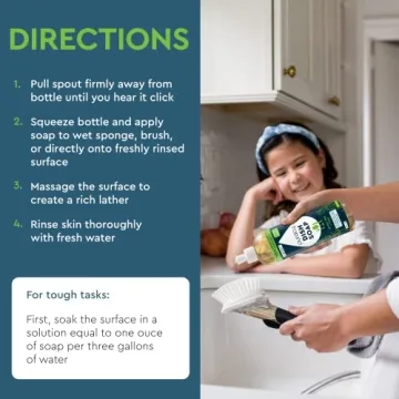 Puracy Natural Dish Soap Plant-Based Eco-Friendly Cleaner