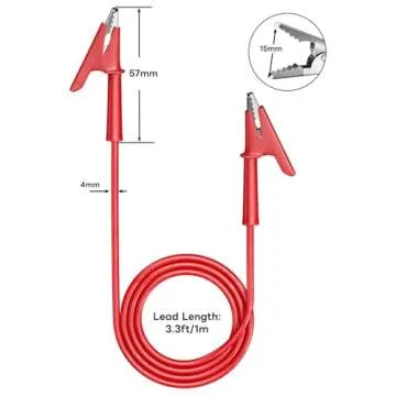 Goupchn Alligator Clips for Electrical Testing - 6 Colors