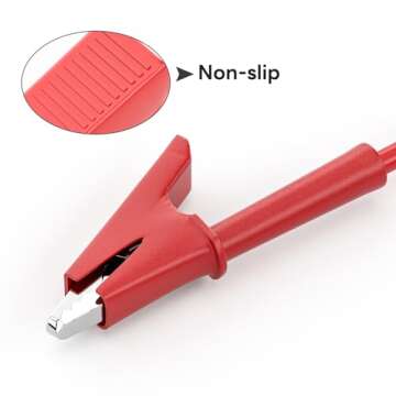 Goupchn Alligator Clips for Electrical Testing - 6 Colors