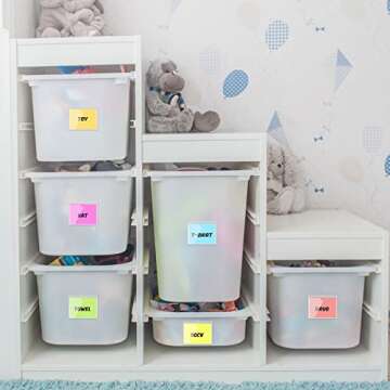 Chinco 30 Pack Self Adhesive Index Card Pockets with Top Open for Loading Ideal Card Holder for Organizing and Protecting Your Index Crystal Clear Plastic(2.75 x 3.5 Inches)