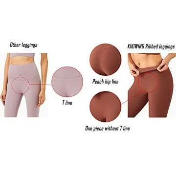 High Waisted Ribbed Biker Shorts for Women by Chilylori