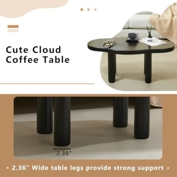 Cloud Coffee Table with Modern Design - Easy Assembly