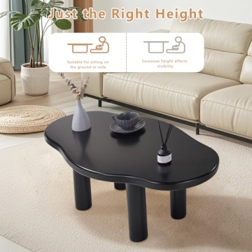 Cloud Coffee Table with Modern Design - Easy Assembly