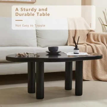 Cloud Coffee Table with Modern Design - Easy Assembly