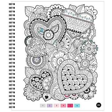 Stress-Free Color by Number Coloring Book for All Ages